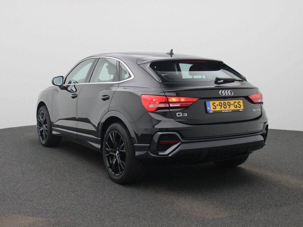 Audi Q3 Sportback 35 TFSI Pro Line, Auto's, 12 maanden, 4 cilinders, Zwart, Origineel Nederlands