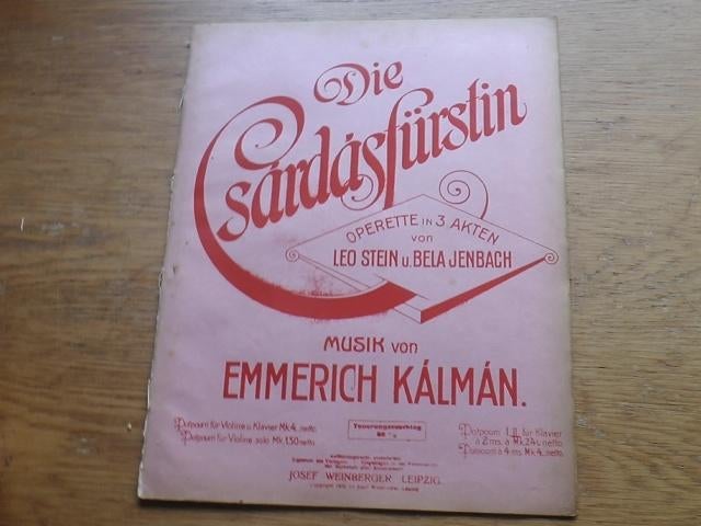 Die csárdásfürstin- potpourr 2, Zang, Gebruikt, Ophalen of Verzenden, Artiest of Componist