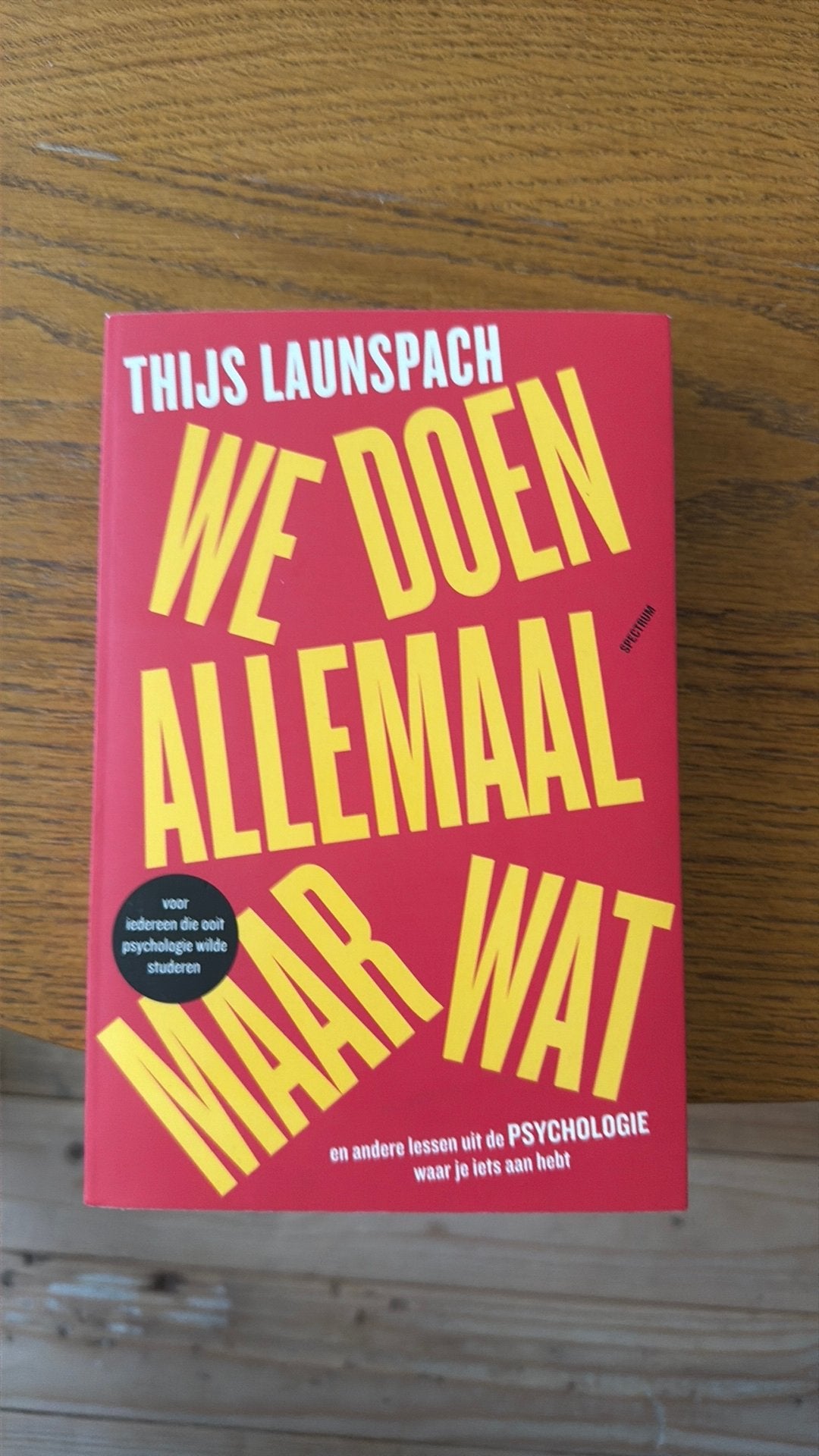 We doen allemaal maar wat. Boek. Thijs Launspach, Ophalen of Verzenden, Zo goed als nieuw
