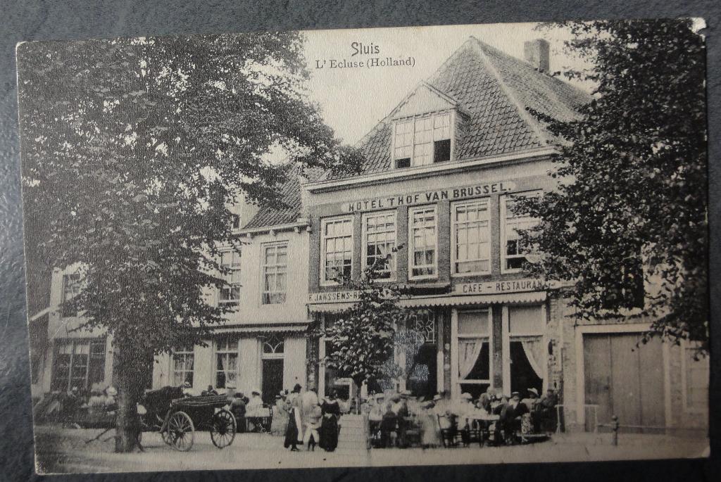 Oude kaart ansichtkaart Sluis, L'Excluse (Holland), Verzenden, Voor 1920, Ongelopen, Zeeland