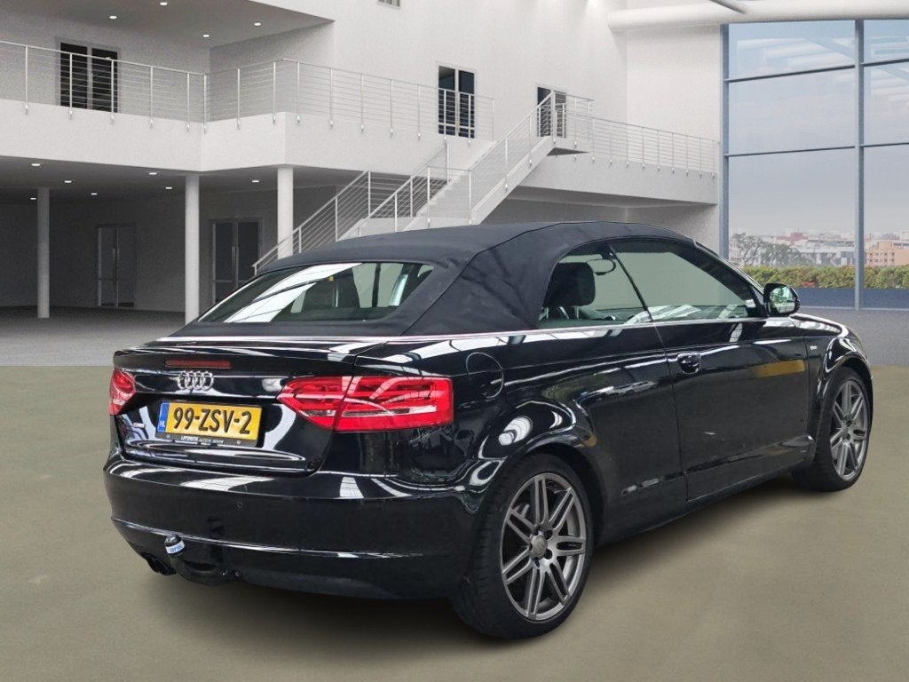 Audi A3 Cabriolet 2.0 TFSI Ambition, Auto's, Audi, Gebruikt, 4 cilinders, 4 stoelen, Zwart