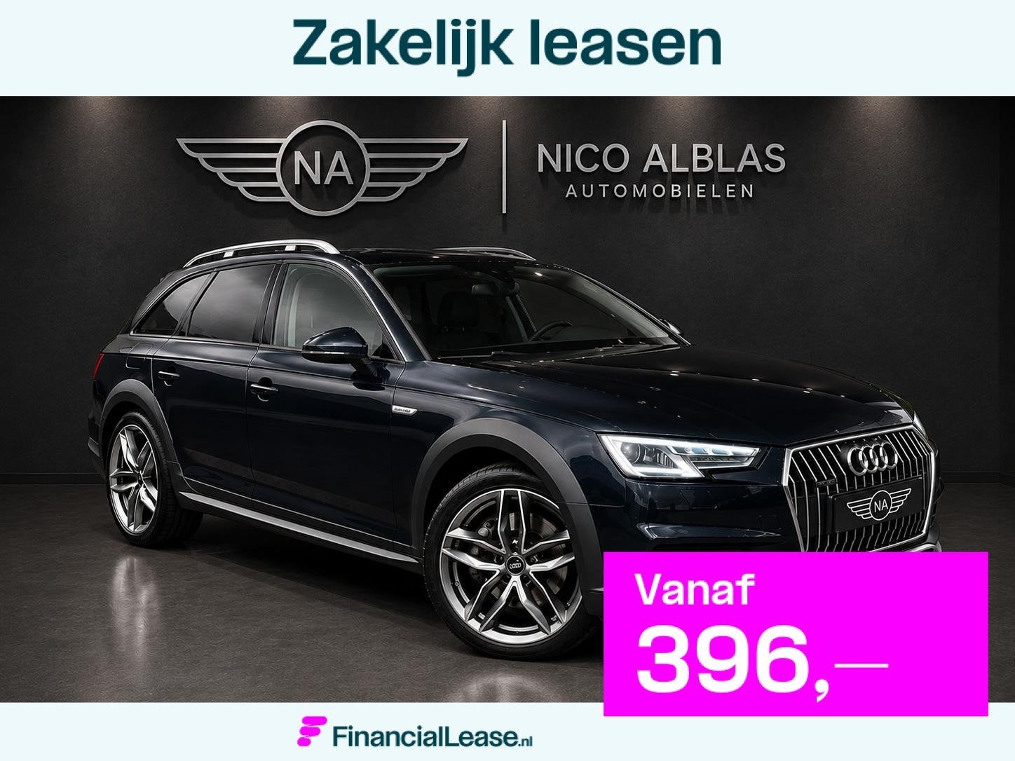 Audi A4 allroad quattro 2.0 TFSI MHEV Pro Line, Automaat, Gebruikt, 4 cilinders, Blauw