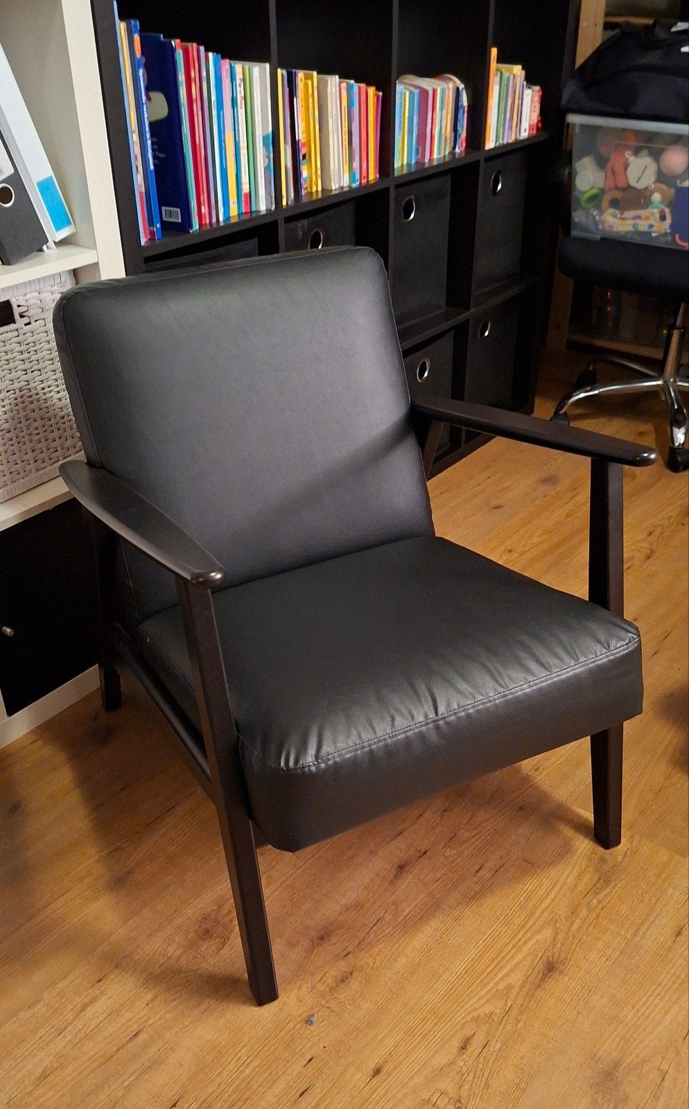 IKEA Ekenäset fauteuil Jonsbyn Zwart - Als nieuw, Ophalen, Zo goed als nieuw, 75 tot 100 cm, 50 tot 75 cm