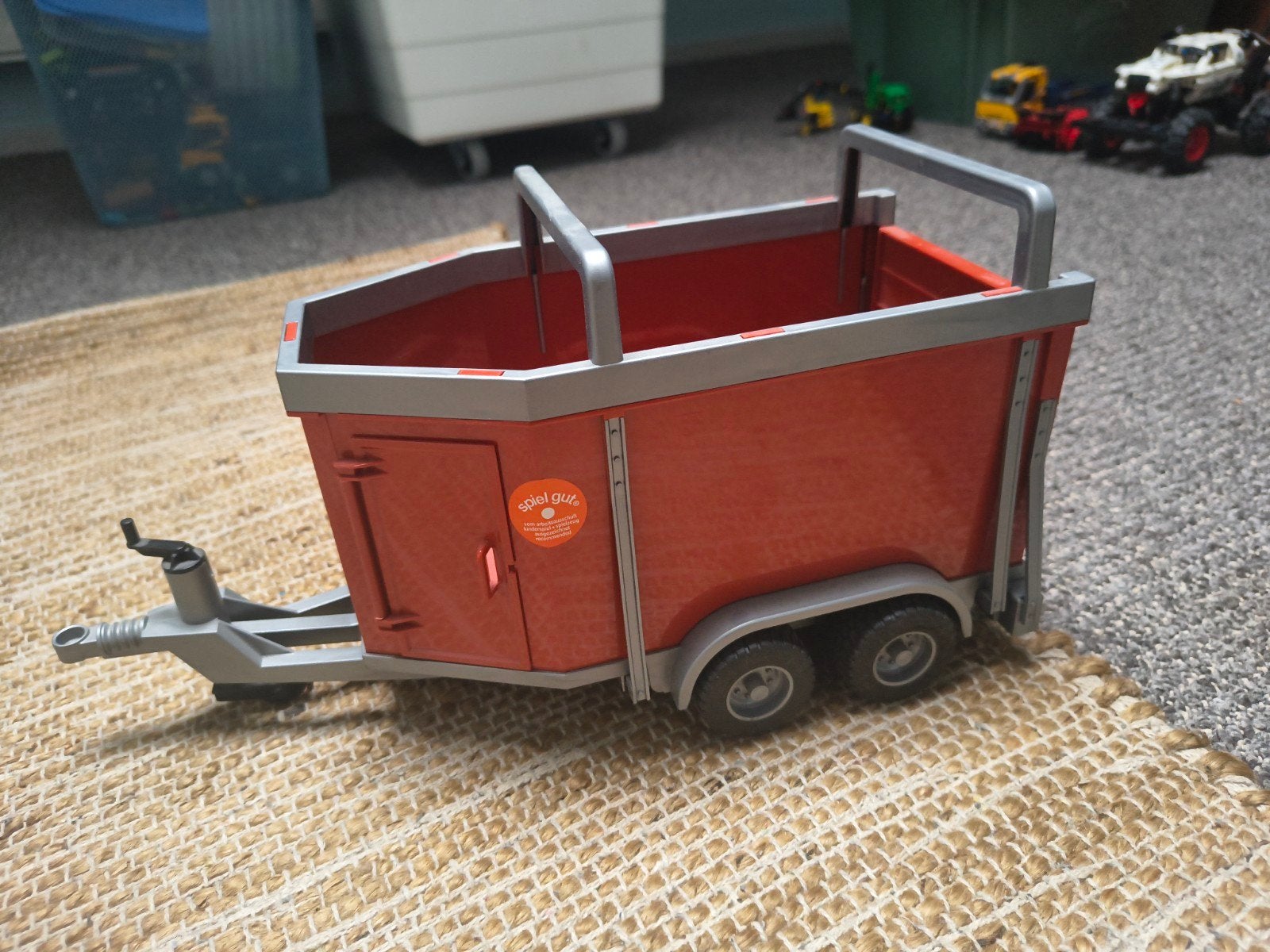 Bruder paarden trailer, Kinderen en Baby's, Ophalen of Verzenden, Gebruikt