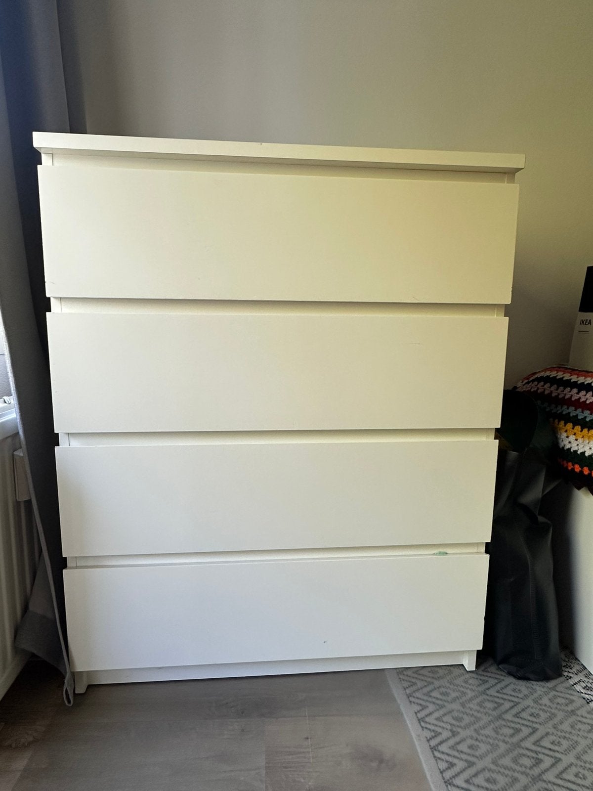 IKEA MALM ladekast, Huis en Inrichting, Ophalen, 50 tot 100 cm, Zo goed als nieuw, 3 of 4 laden