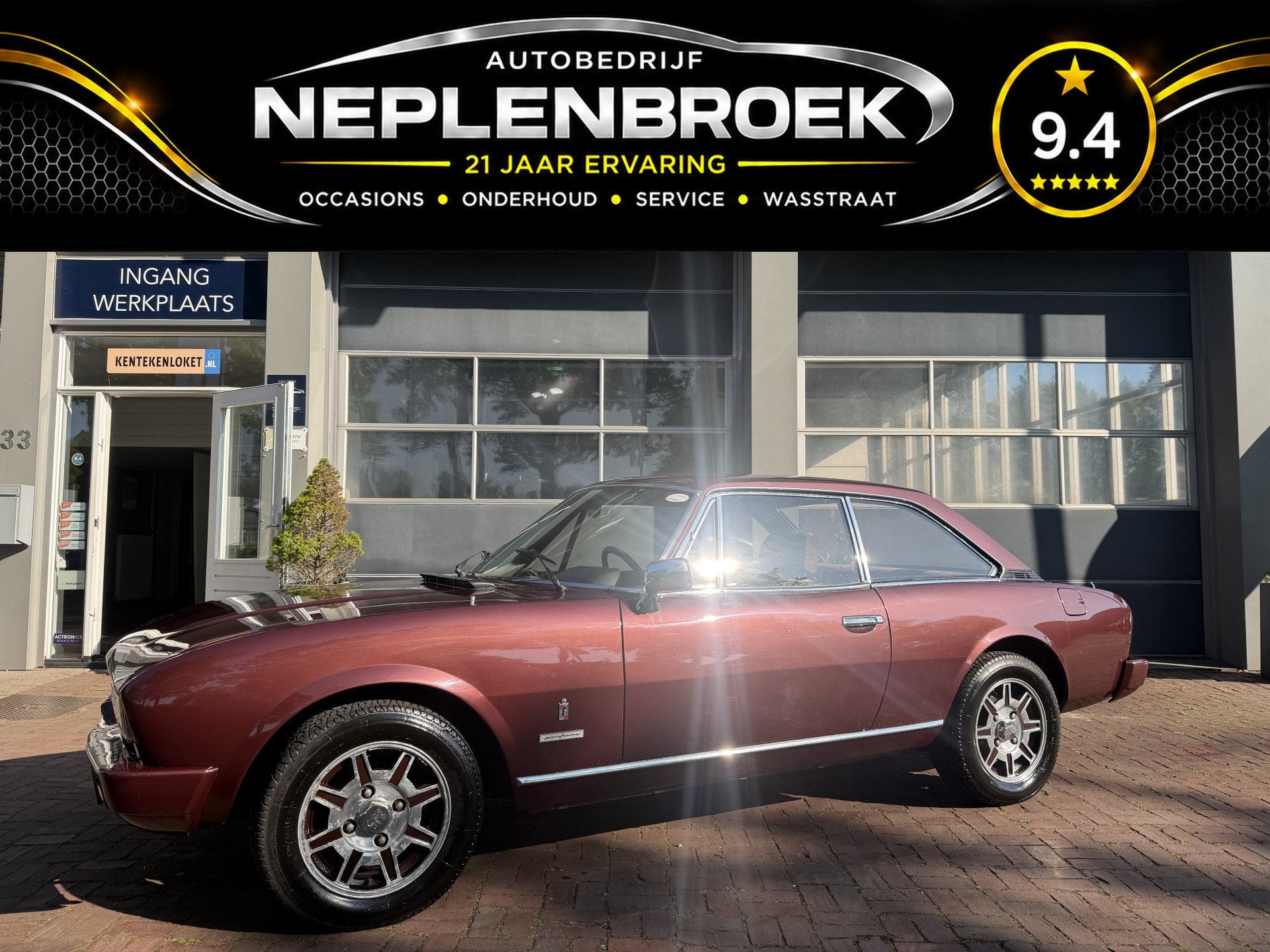 Peugeot 504 2.0 Coupé Injection 2.0 Inj. Bj. 1980 – Uniek, Beige, 1971 cc, 4 stoelen, Bedrijf