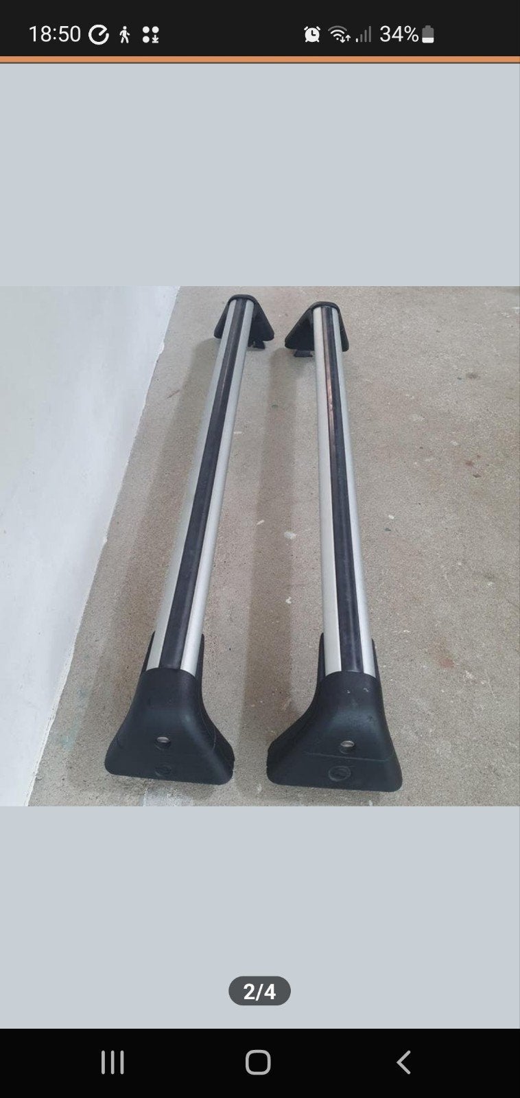 Zo goed als nieuwe dakdragers voor Opel Zafira, Auto diversen, Ophalen of Verzenden
