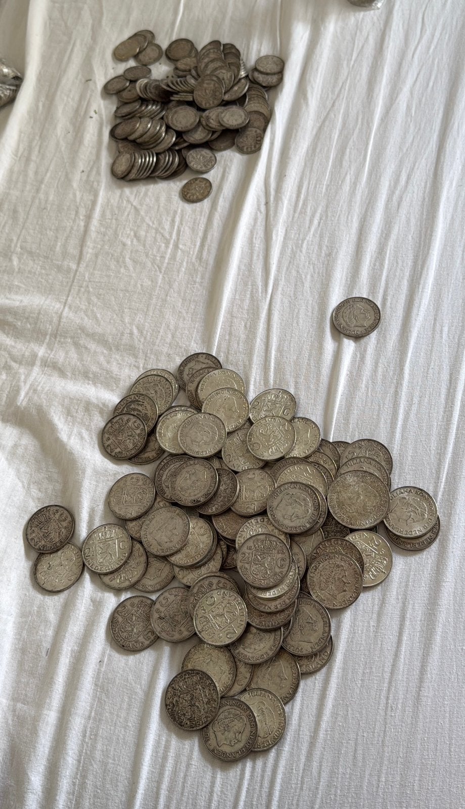 Verzameling zilveren guldens en 2,5 guldens (1954-1966), Postzegels en Munten, Munten | Nederland, Koningin Juliana, Setje, Zilver