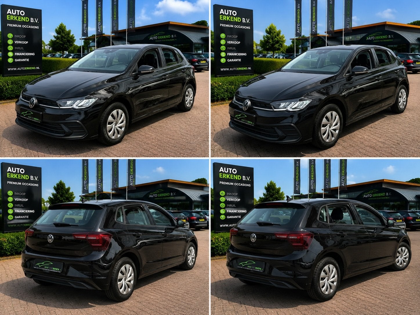 Volkswagen Polo 1.0 TSI Life Business (bj 2022), 580 kg, Zwart, Bedrijf, Handgeschakeld