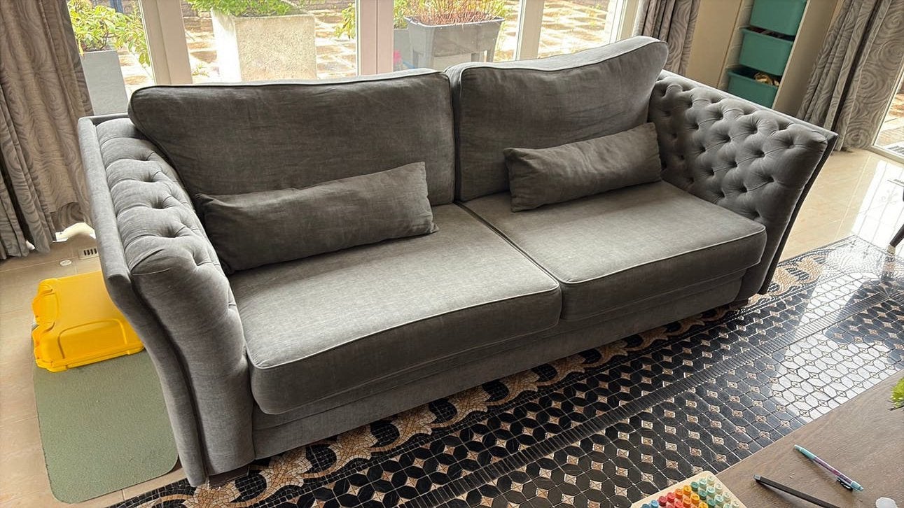Bank olav home queen - Nieuw vanaf €2445,-, Ophalen, Gebruikt, 75 tot 100 cm, Rechte bank