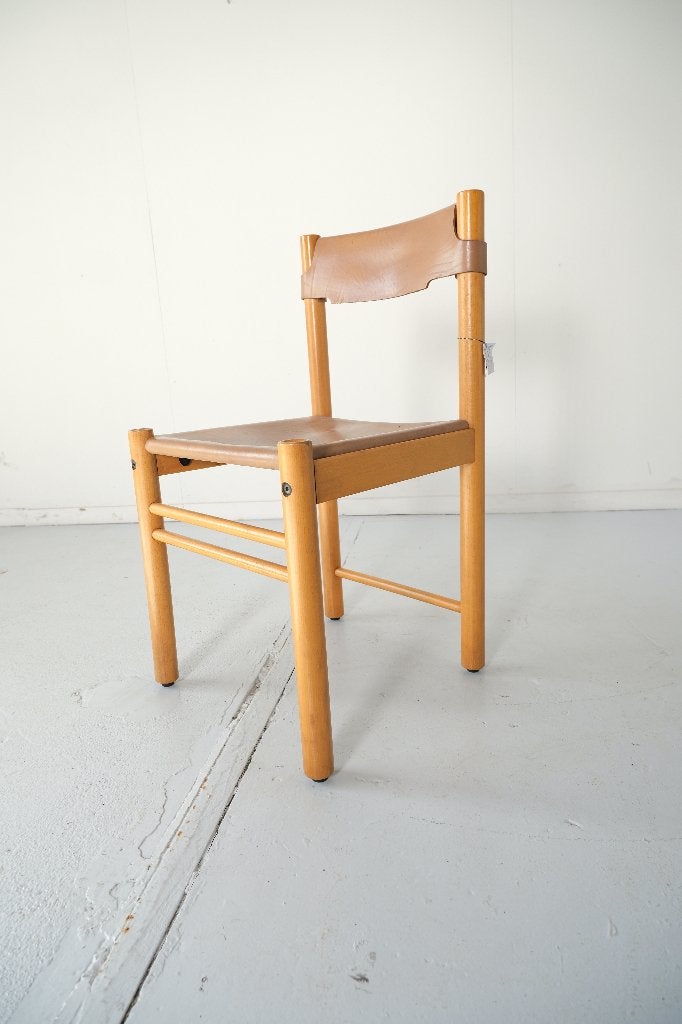 Stoelen (Safari, ibisco sedie, leer, 4x), Ophalen, Overige kleuren, Hout, Vier