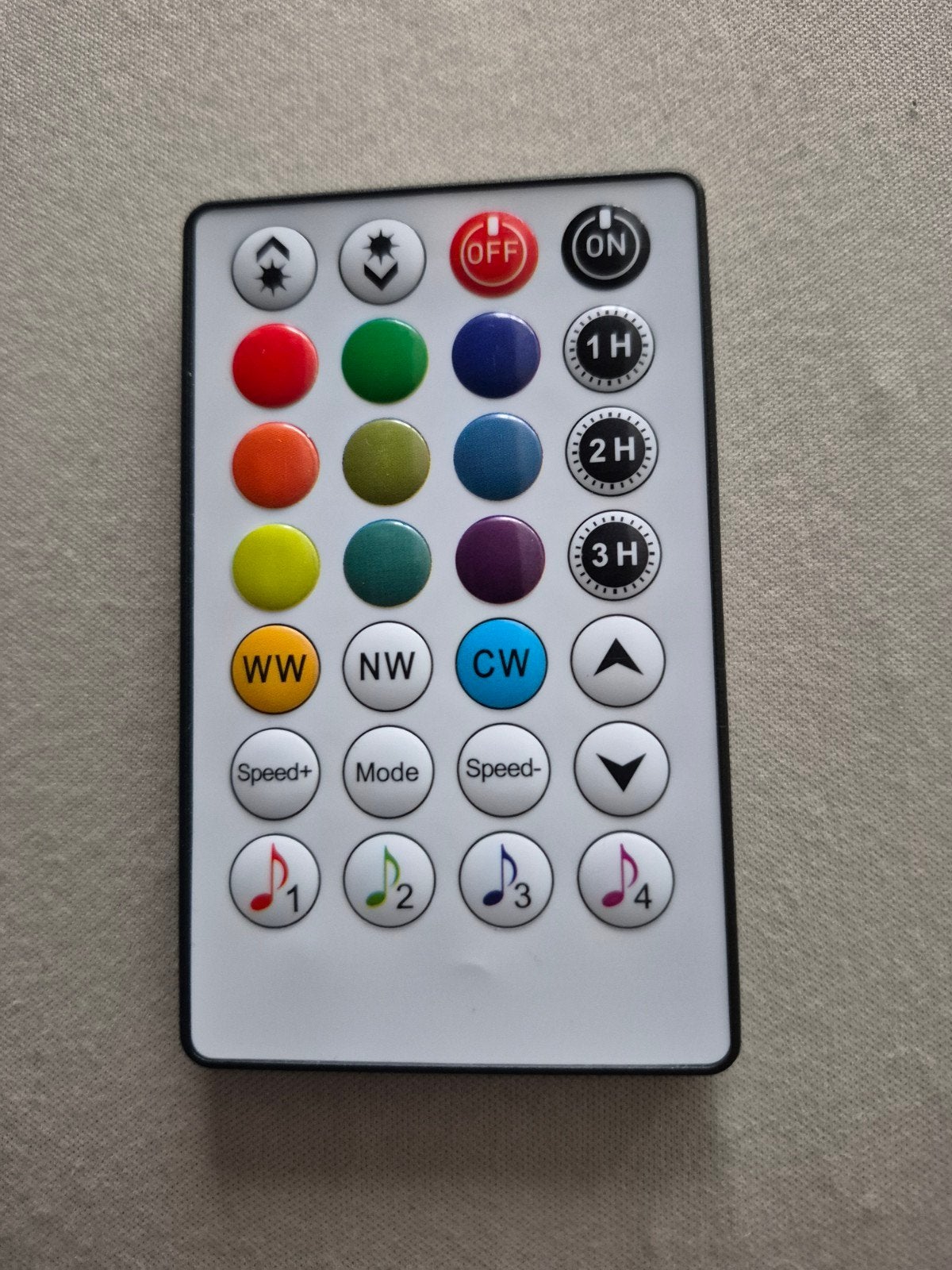 Afstandsbediening voor LED-verlichting - Action, Ophalen of Verzenden, Zo goed als nieuw, Universeel, Met display