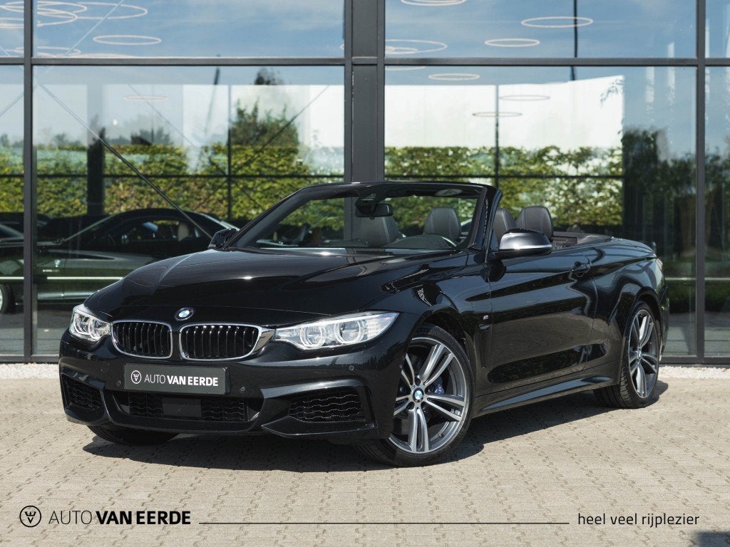 Bmw 4-SERIE 440i Cabrio M-sport – Radar, 360gr : VOL !, Automaat, Achterwielaandrijving, Gebruikt, Euro 6