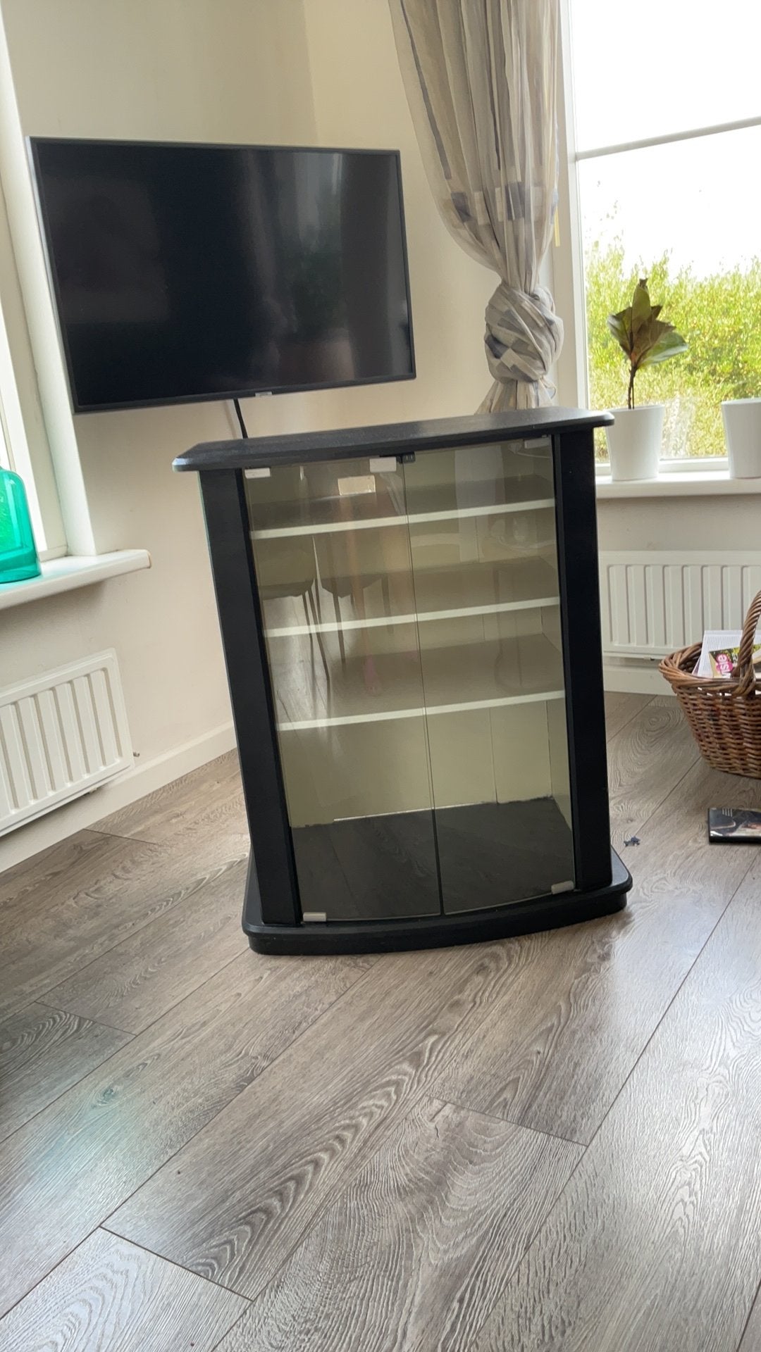 Te koop tv kastje / appatuur kastje (bvradio/dcspeler), Huis en Inrichting, Kasten | Vitrinekasten, Ophalen, 100 tot 150 cm, Overige houtsoorten