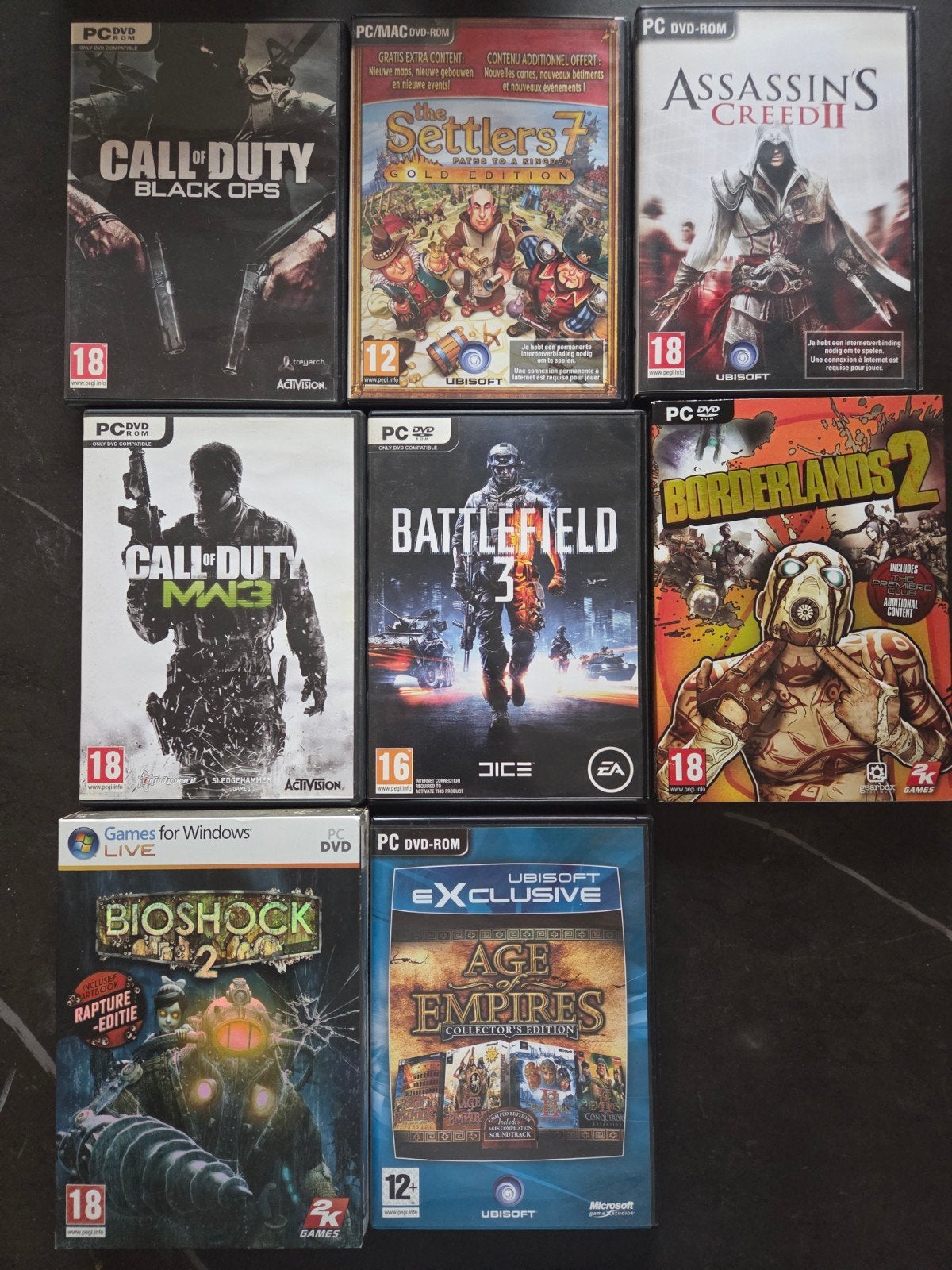 Verschillende PC Games, Spelcomputers en Games, Ophalen of Verzenden, Gebruikt