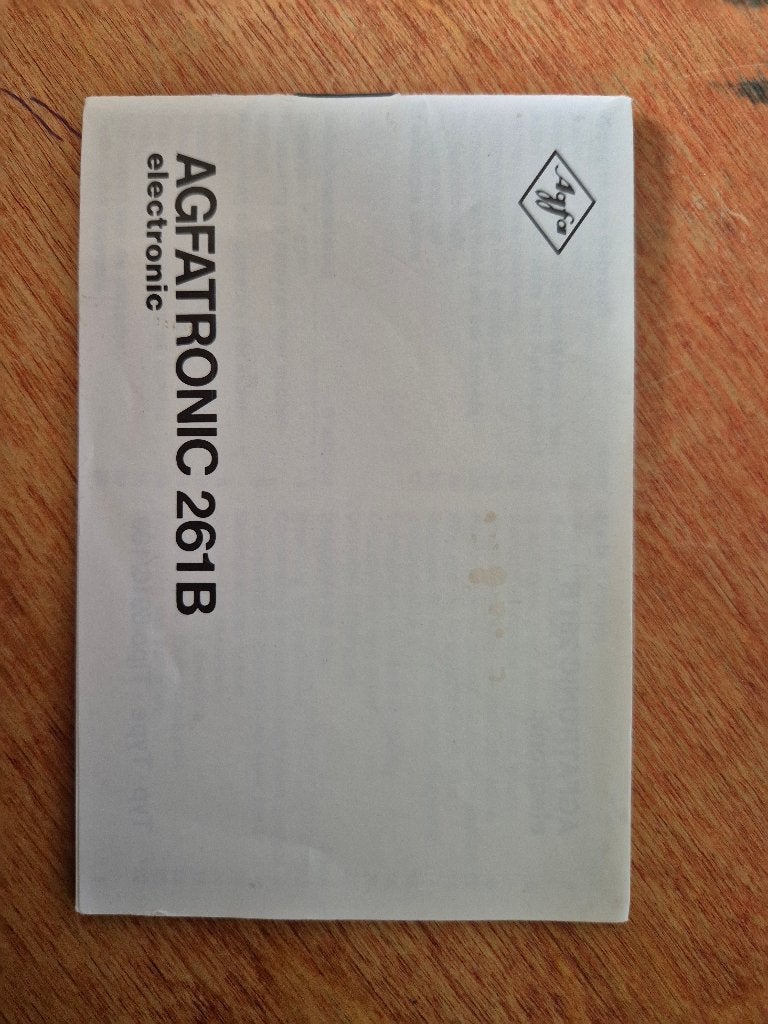 Handleiding Flitser Agfatronic 261B, Ophalen of Verzenden, Gebruikt, Overige typen, Olympus