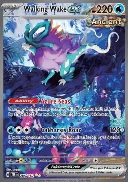WALKING WAKE EX 205/162 - TEMPORAL FORCES, Ophalen of Verzenden, Nieuw, Losse kaart, Foil