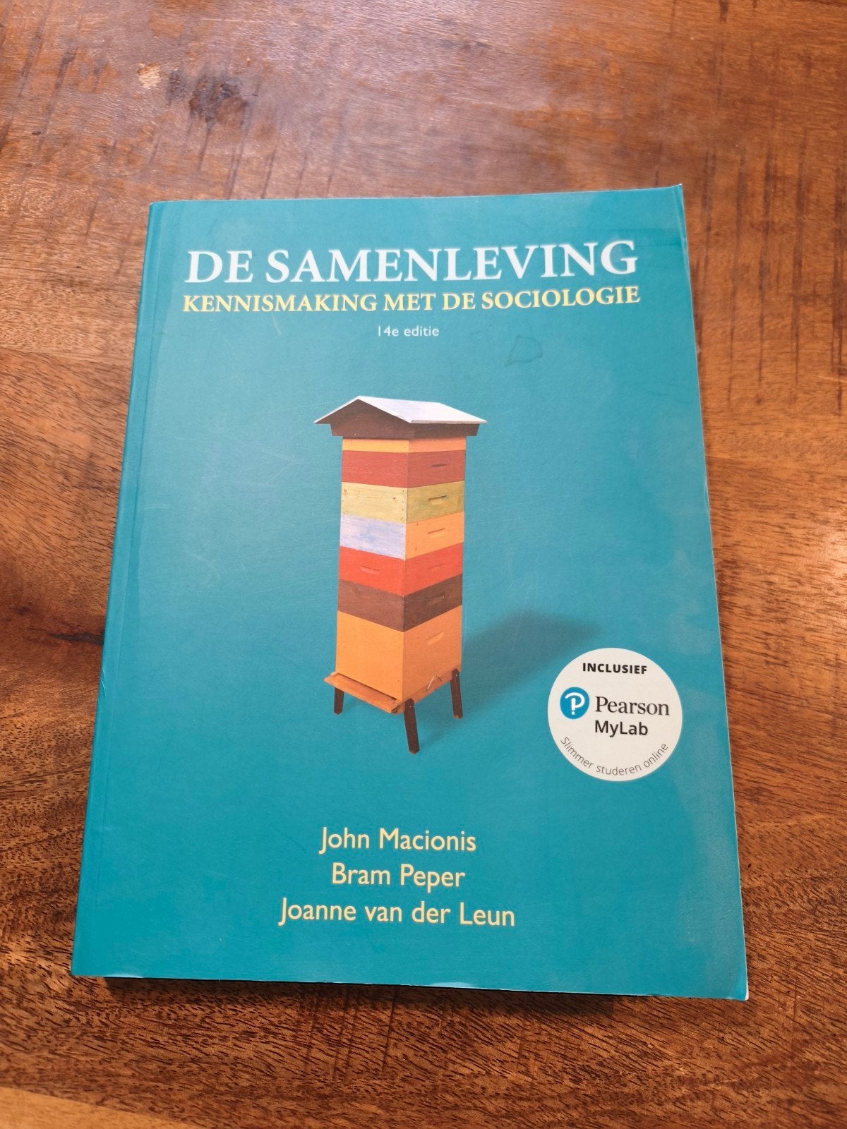 De Samenleving: Kennismaking met de Sociologie (14e editie), Boeken, Zo goed als nieuw, Gamma, John Macionis, Bram Peper, Joanne van der Leun