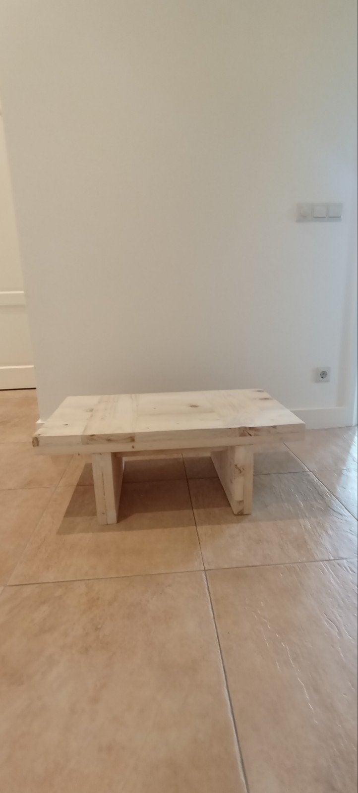Handgemaakte houten salontafel - Nieuwstaat, Ophalen, 50 tot 100 cm, Nieuw, 50 tot 100 cm