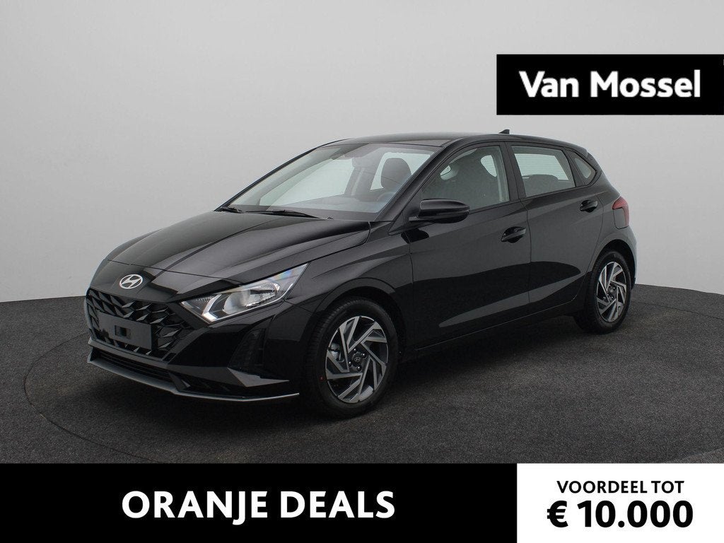 Hyundai i20 1.0 T-GDI Comfort | Achteruitrijcamera | Cruise, Auto's, Euro 6, Met garantie (alle), Zwart, Bedrijf