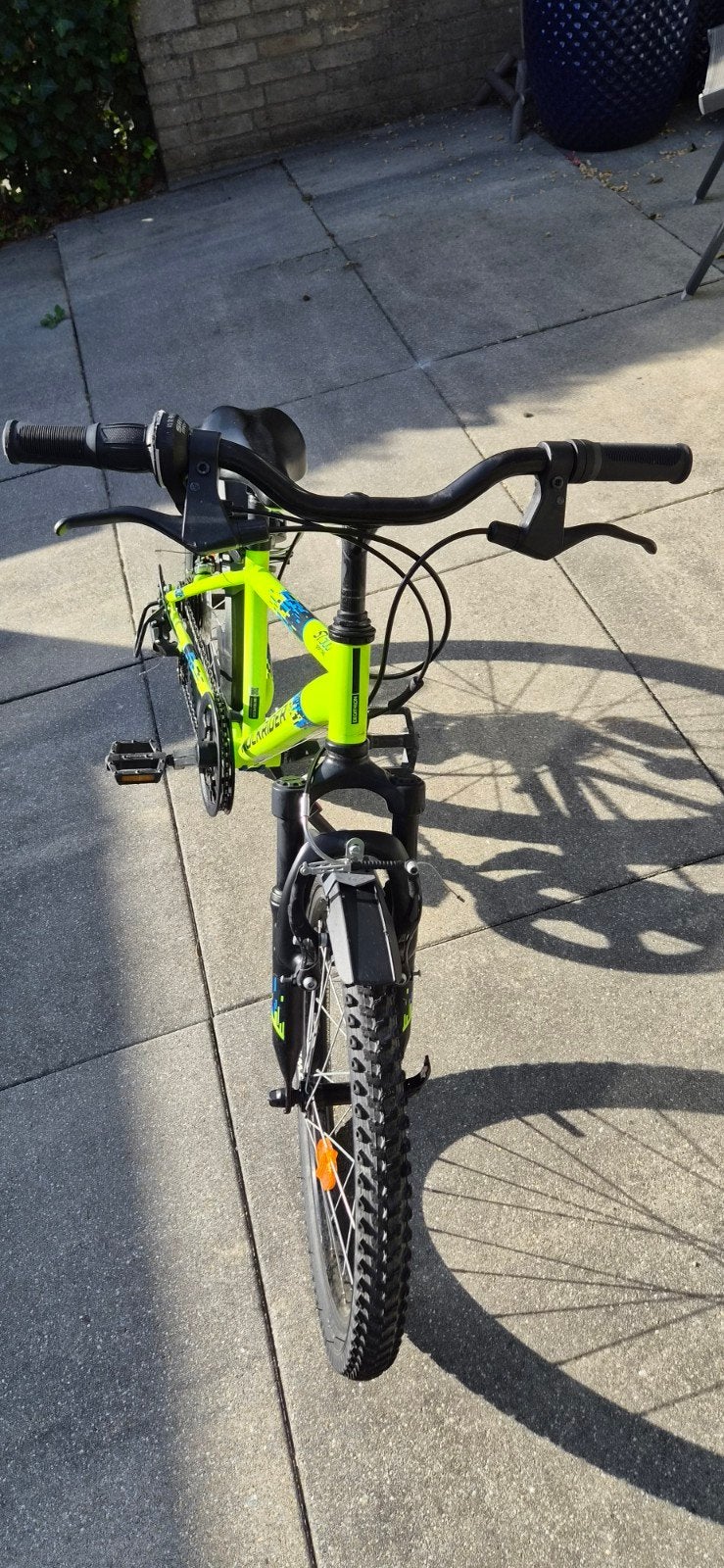 TE Koop neten kinder fiets, Fietsen en Brommers, Ophalen, Gebruikt, Velgrem, Minder dan 16 inch