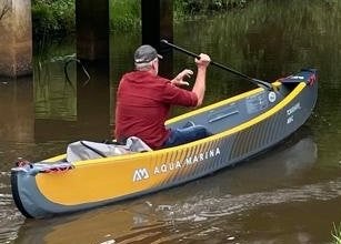 Aqua Marina Tomahawk Air-C Opblaasbare Kano 2/3 Personen, Watersport en Boten, Kano's, Drie personen of meer, Ophalen of Verzenden