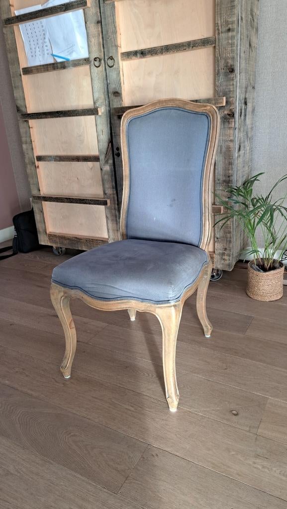 GRATIS; 6 brocante eettafelstoelen, Ophalen