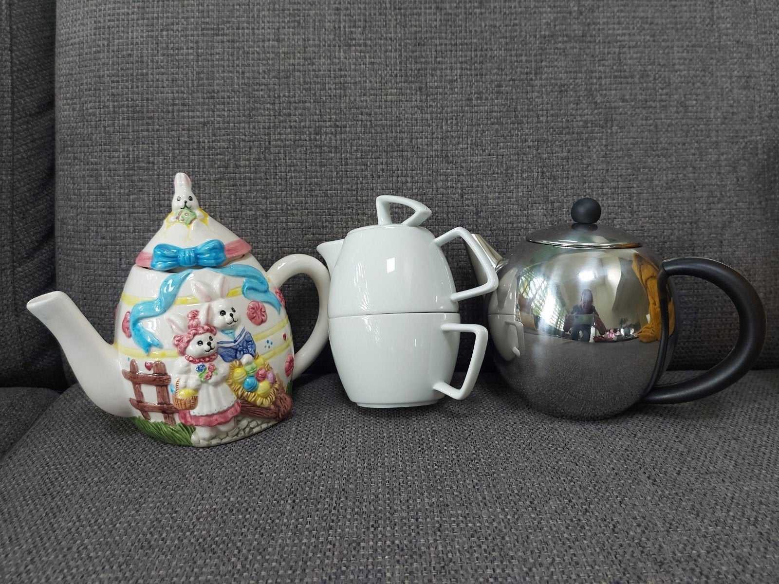 Theepot 3x NIEUW Bredemeijer porselein Pasen, Overige materialen, Overige merken, Nieuw, Ophalen of Verzenden