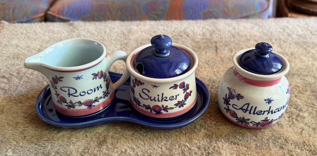Vintage suiker- en roomstelletje, Antiek en Kunst, Ophalen