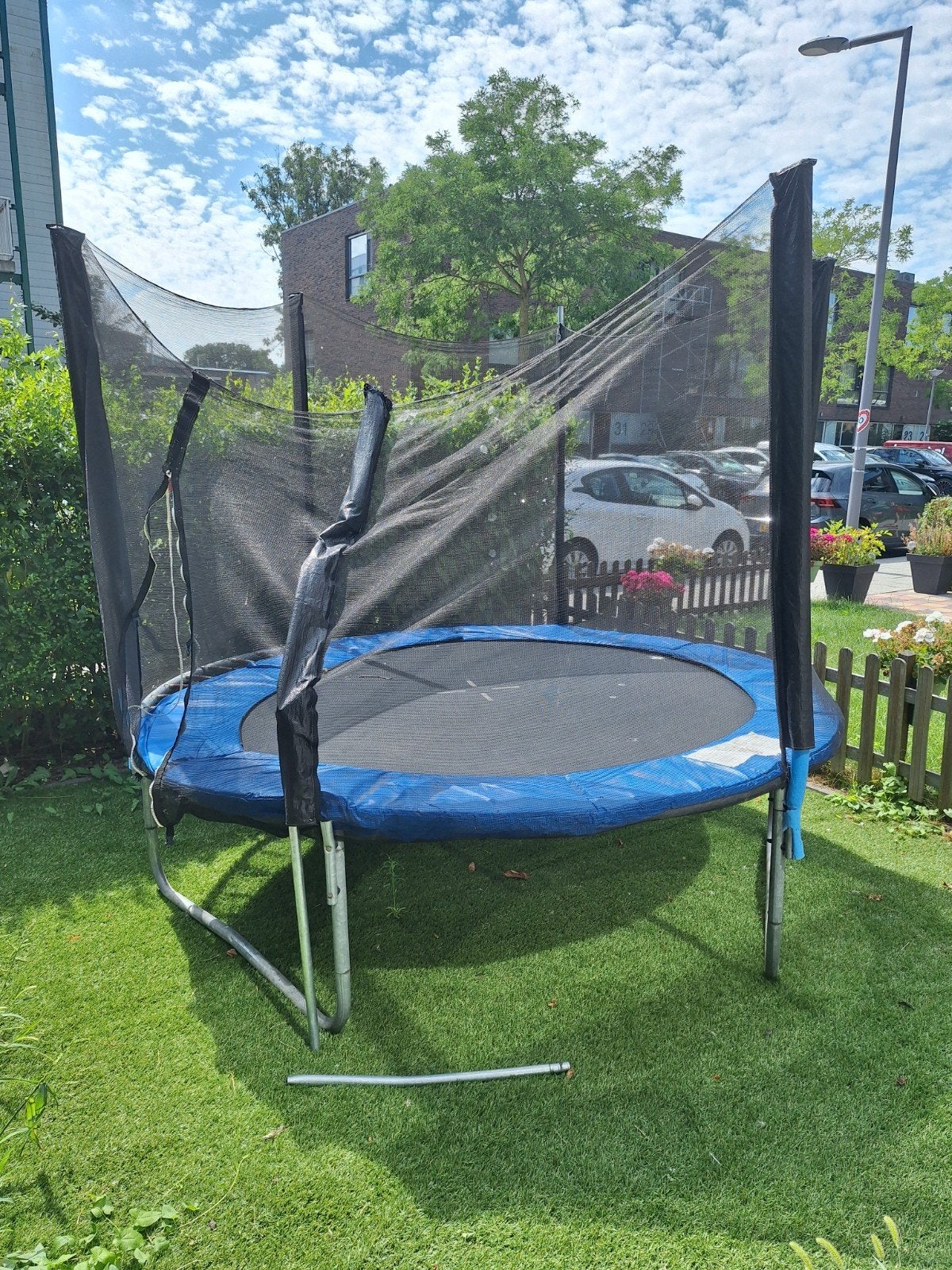 trampoline 244cm, Kinderen en Baby's, Speelgoed | Buiten | Trampolines, Ophalen, Gebruikt