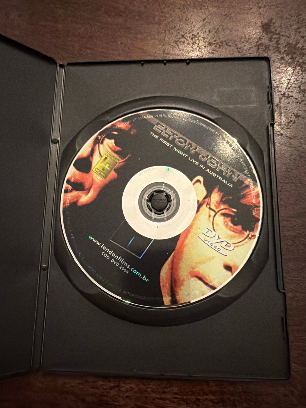 Elton John: The First Night Live in Australia DVD, Import, Alle leeftijden, Ophalen of Verzenden, Portugees