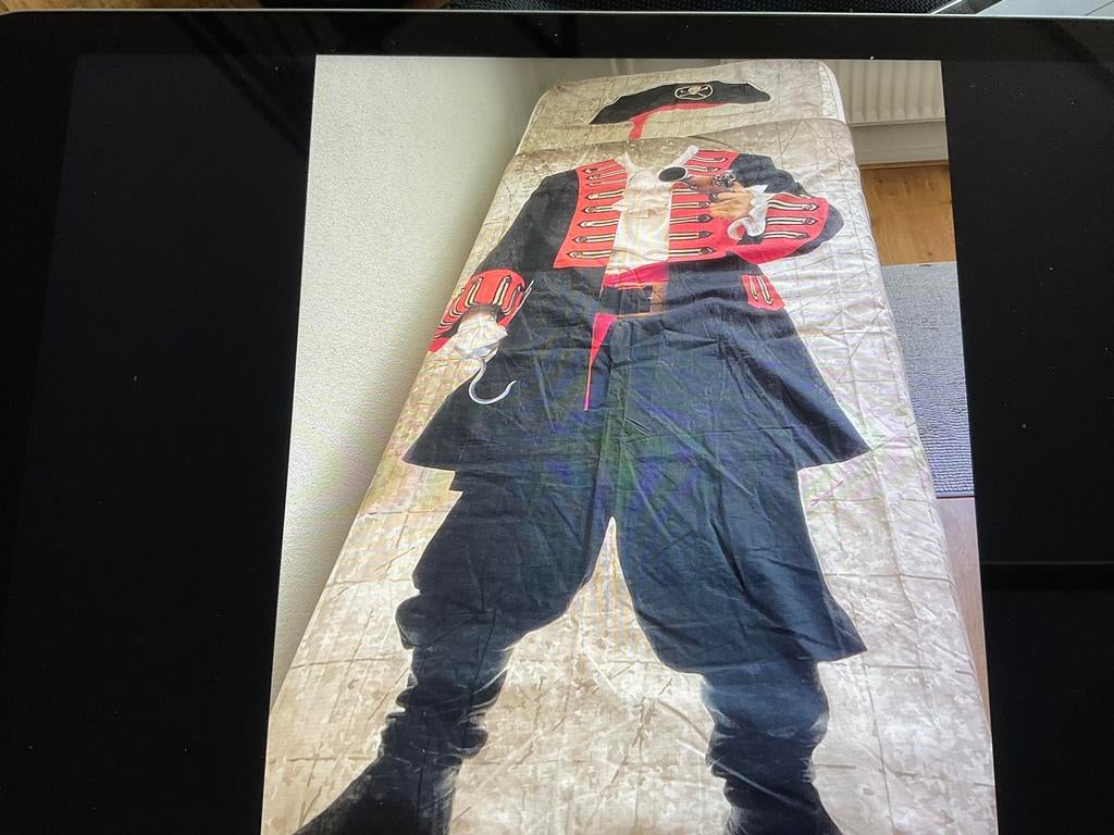 Piet piraat dekbed met schilderijtjes NIEUW2foto s, Ophalen of Verzenden, Nieuw, Jongetje, Dekbedovertrek