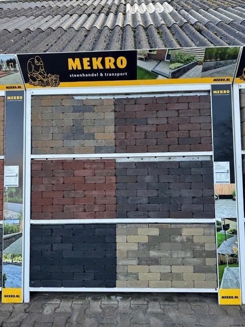 stonique trommel dikformaat 6 cm musselkalk, Klinkers, Nieuw, Ophalen of Verzenden, 10 m² of meer