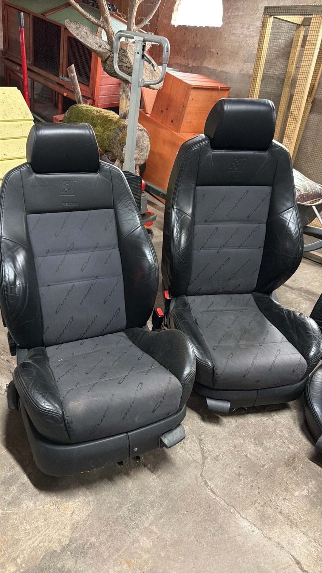 Half leer stoelen Seat Leon Cupra 2001, Ophalen, Seat