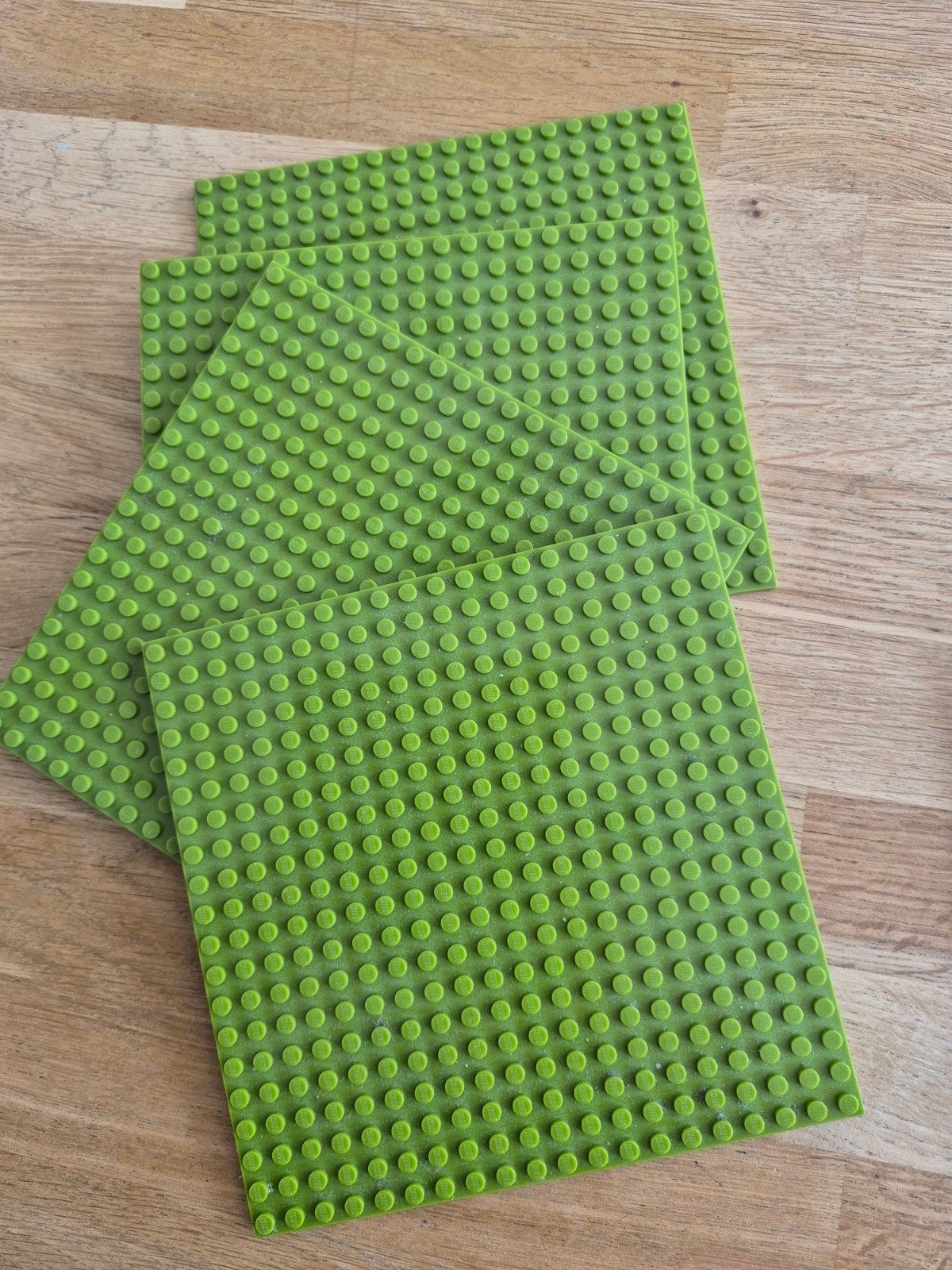 Groene bouwplaten van Briks voor lego  - 4 stuks, Ophalen of Verzenden, Gebruikt, Overige merken