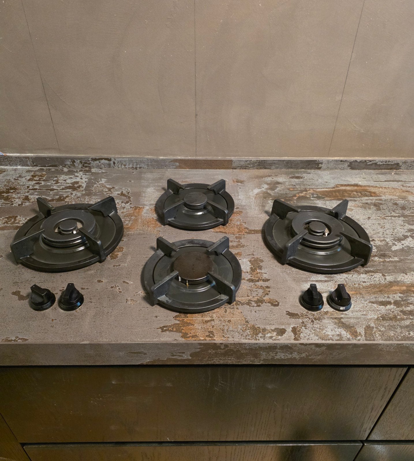 PITT Cooking Dempo 4-pits gaskookmodule zwart (2020), Witgoed en Apparatuur, Kookplaten, Ophalen