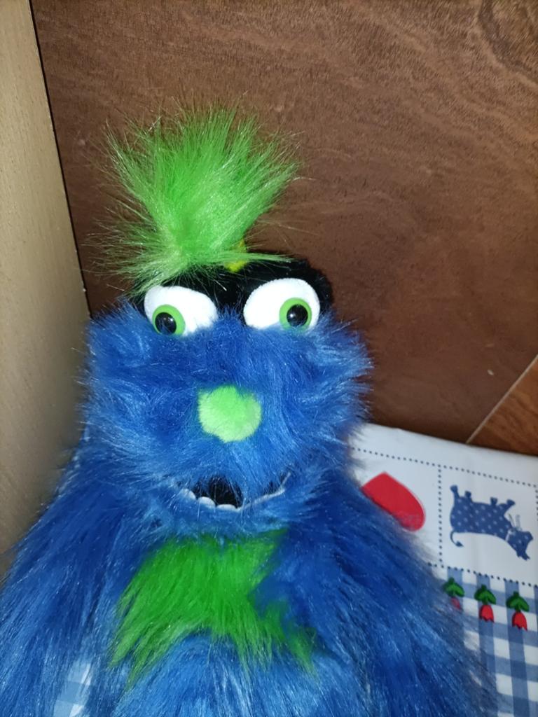 Blue monster Puppet handpop The Puppet Company, Ophalen of Verzenden, Zo goed als nieuw, Overige typen