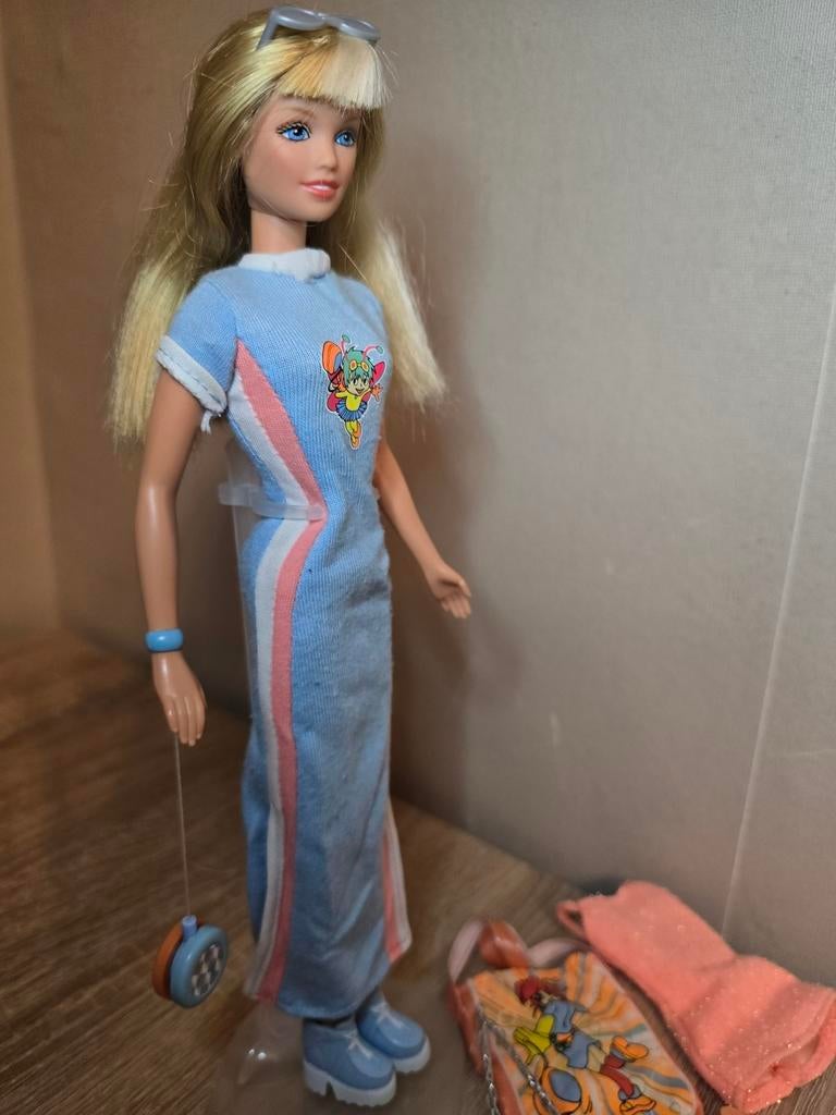Barbie Teen Skipper Totally Yoyo - vintage Mattel, Ophalen of Verzenden, Gebruikt, Pop