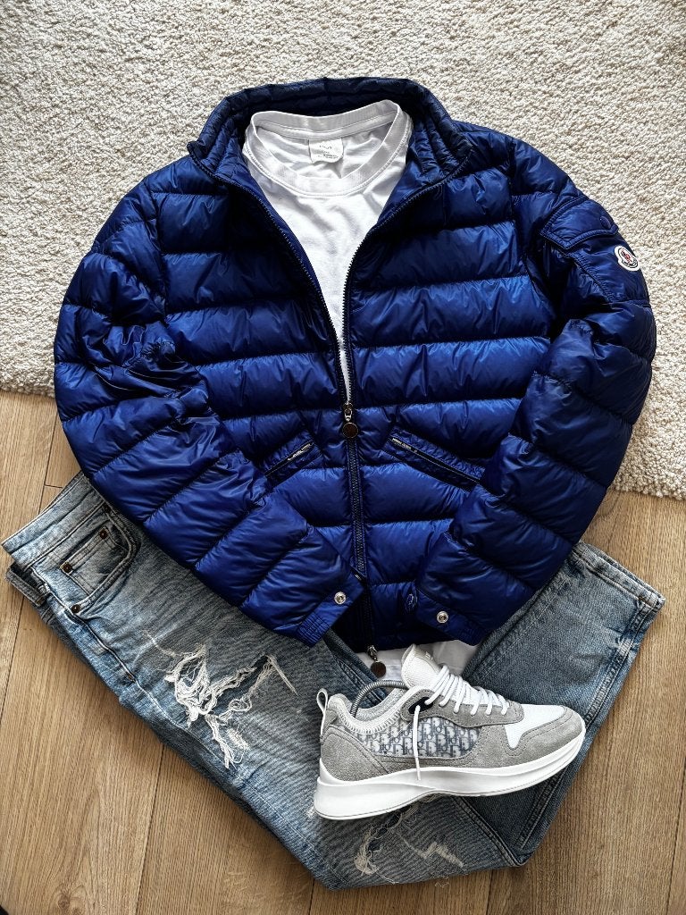 Moncler Agay Giubbotto Jacket, Moncler, Gedragen, Verzenden, Maat 48/50 (M)