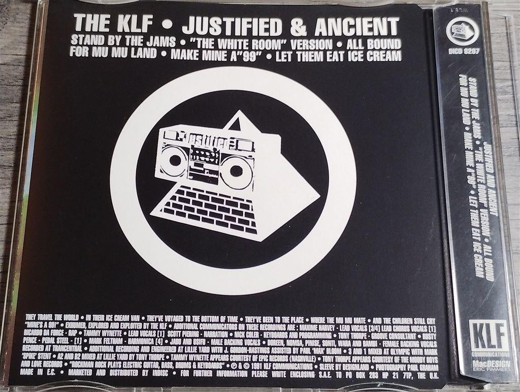 The KLF ‎– Justified & Ancient [CD Single], Ophalen of Verzenden, Zo goed als nieuw, Pop