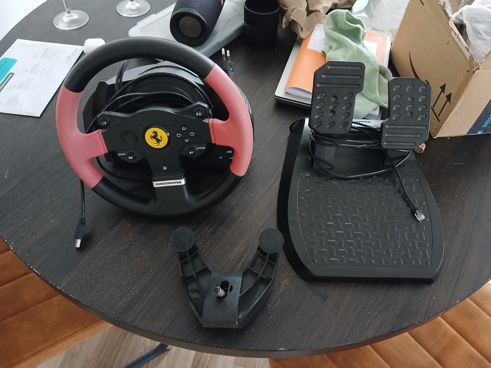 Thrustmaster t150 ferrari stuur, Ophalen, Zo goed als nieuw, Thrustmaster