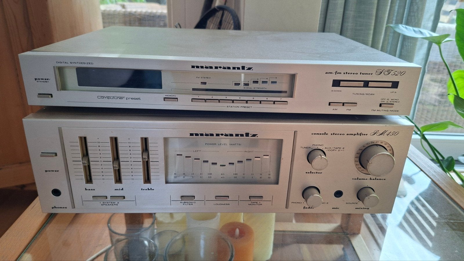 Marantz ST 520 &  PM 450 80's, Ophalen