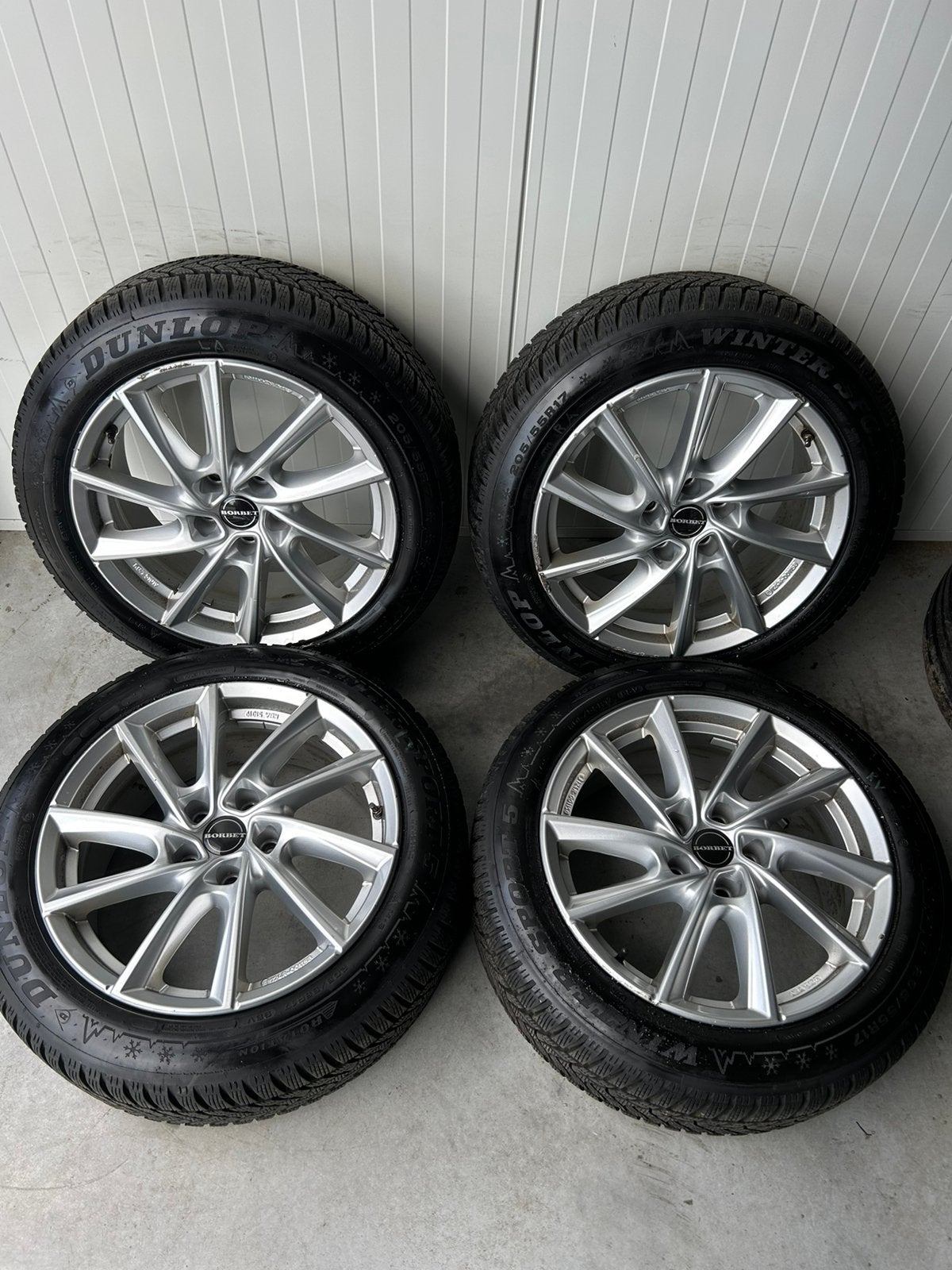 Borbet Mercedes A B Klasse W177 5x112 17 Inch Winter +8mm, Banden en Velgen, 17 inch, Personenwagen, 205 mm