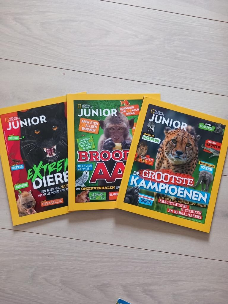 National Geographic Junior boeken (3 stuks), Boeken, Kinderboeken | Jeugd | onder 10 jaar, Ophalen