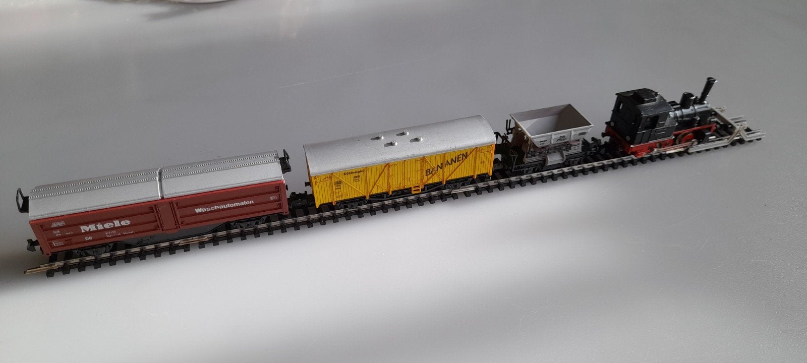 Trix  N spoor, 3 x locs en wagons, Ophalen of Verzenden, Gelijkstroom, Wagon, Trix