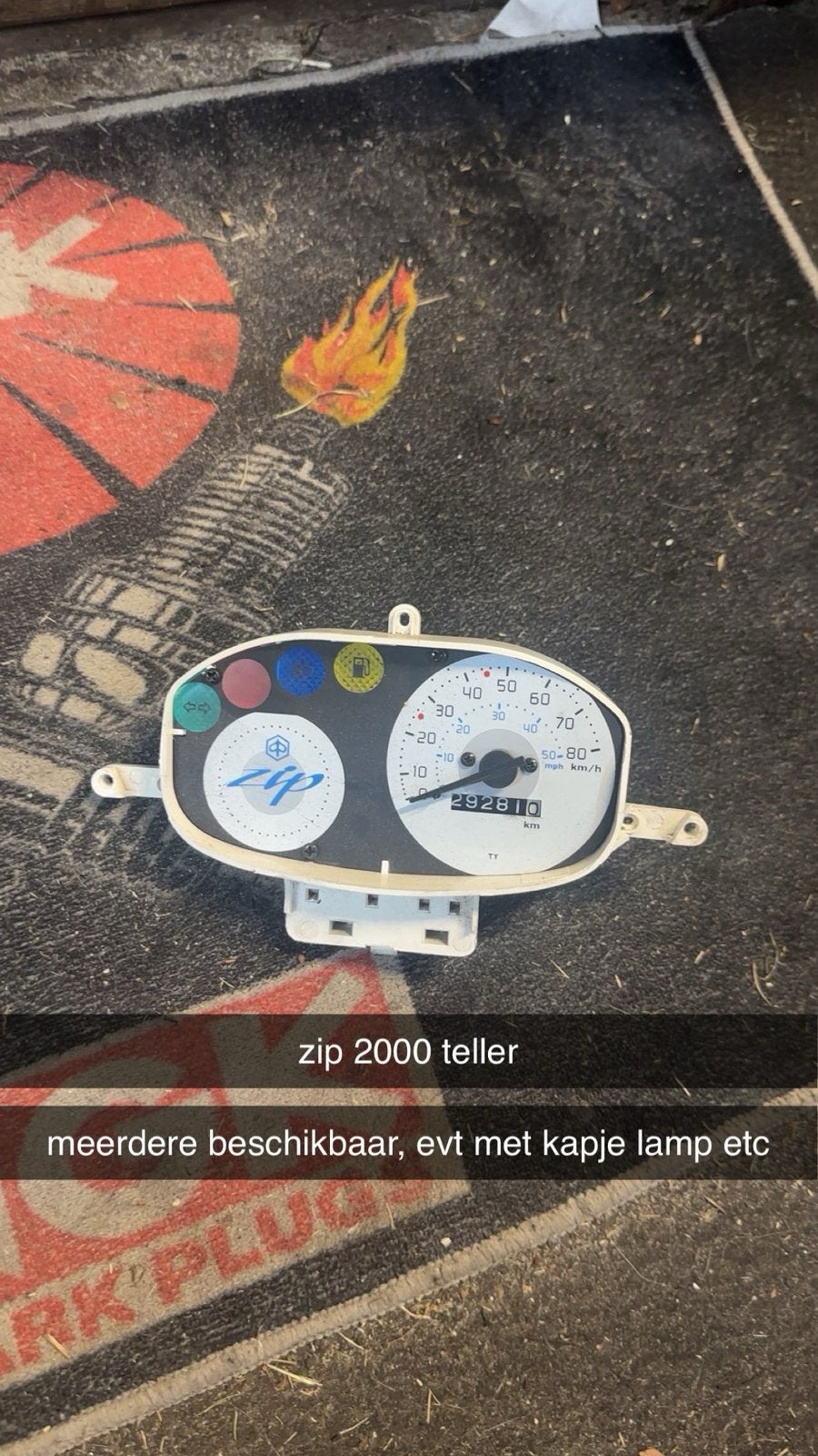piaggio zip km teller, Ophalen of Verzenden