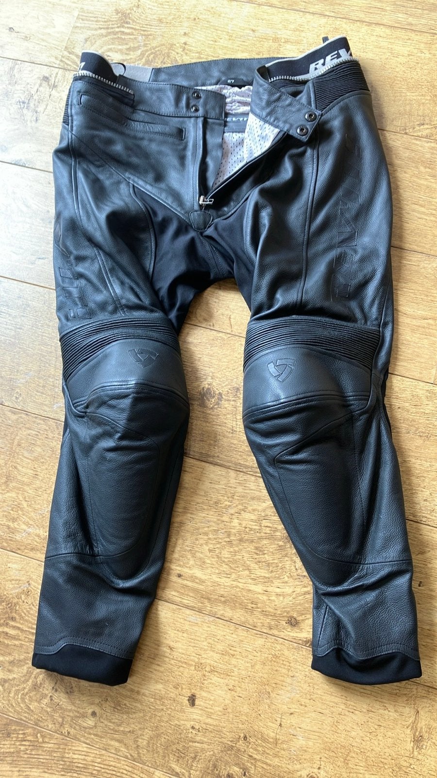 REV'IT! Leren Motorbroek - Maat 27, Ophalen of Verzenden, Tweedehands, Heren, Broek | leer