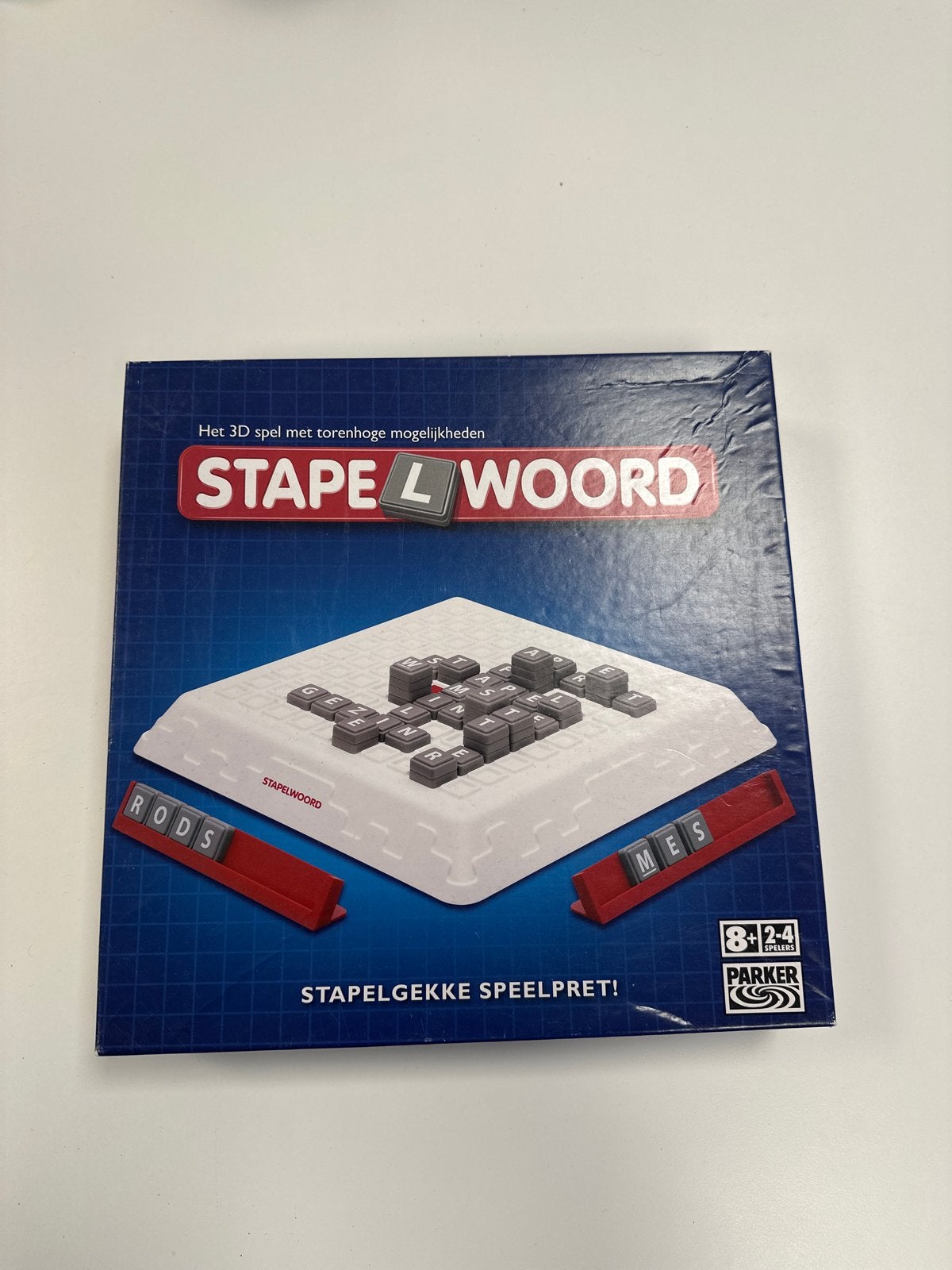Stapelwoord: Het 3D Woordspel voor Jong en Oud, Hobby en Vrije tijd, Gezelschapsspellen | Bordspellen, Drie of vier spelers, Ophalen of Verzenden
