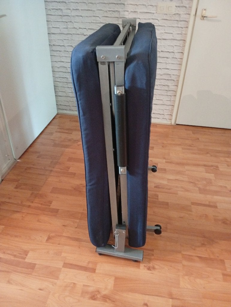 Opklap bed / bank, Ophalen, Gebruikt, 90 cm, Eenpersoons