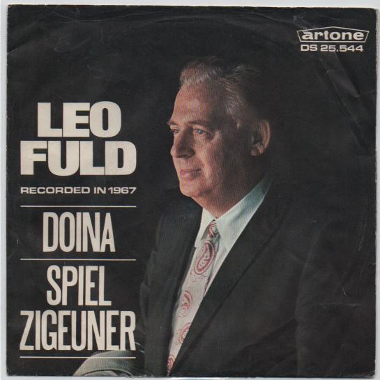 Leo Fuld- Doina/ Spiel Zigeuner, Cd's en Dvd's, Verzenden, 7 inch, Nederlandstalig, Fotohoes